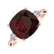 Diamond ring with Rhodolite The Countess4