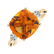 Diamond ring with Citrine The Countess4