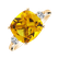 Diamond ring with Citrine The Countess4