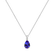 Diamond necklace with Tanzanite Teardrop4