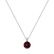 Diamond necklace with Rhodolite Zephyrine4