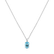 Diamond necklace with Topaz Lauriene4