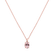 Diamond necklace with Morganite Lauriene4