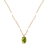 Diamond necklace with Peridote Lauriene4