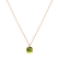 Diamond necklace with Peridot Amariel4