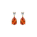 Diamond earrings with Citrine Whispers of Light4