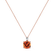 Diamond necklace with Citrine Mirabel3