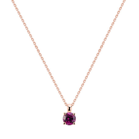 Necklace with Rhodolite Allen