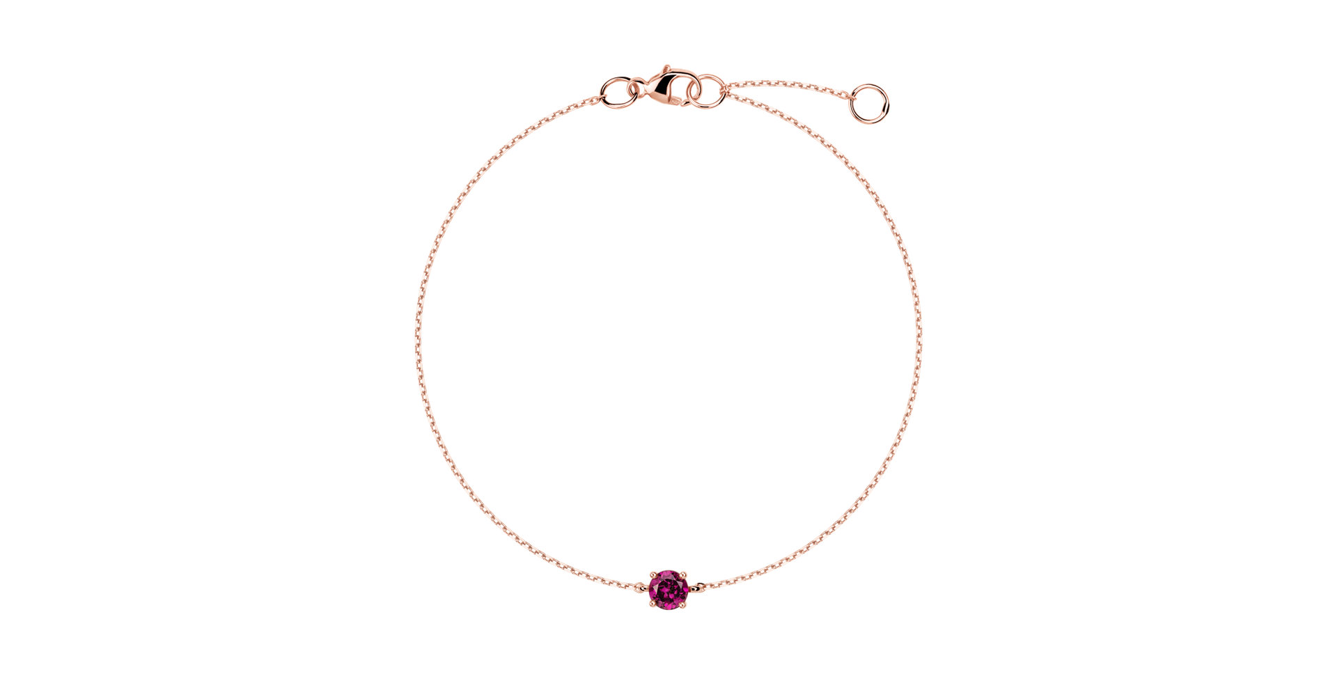 Bracelet with Rhodolite Roneme