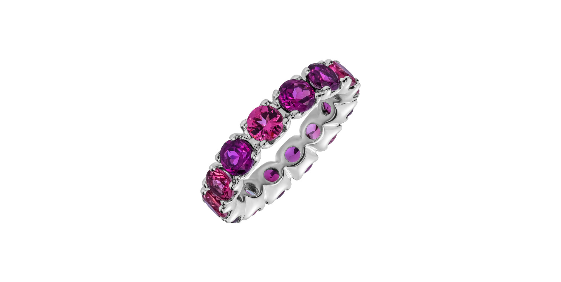 Ring with Rhodolites and Spinels Absolute Chic