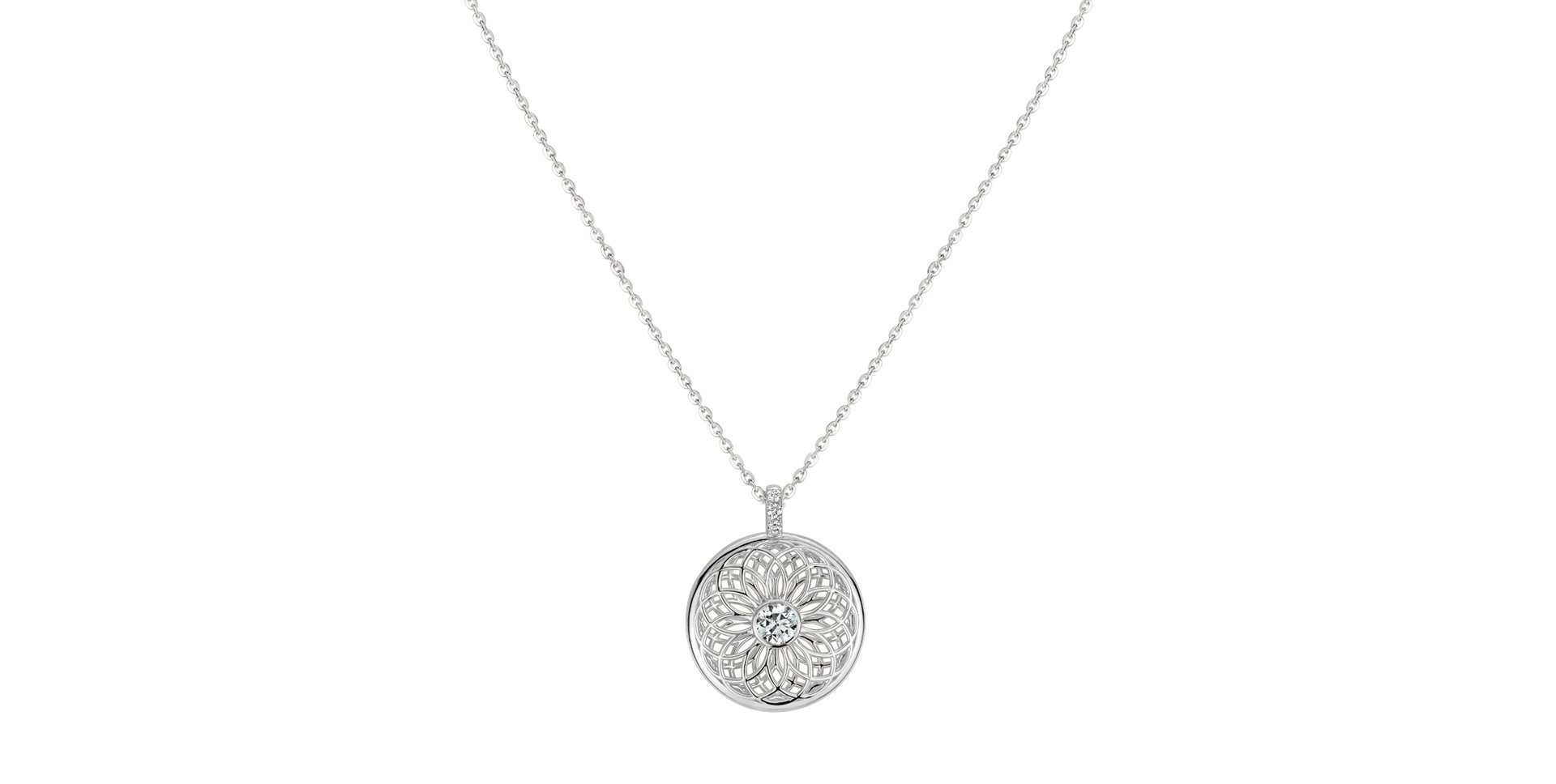 Diamond necklace Sphere of Light