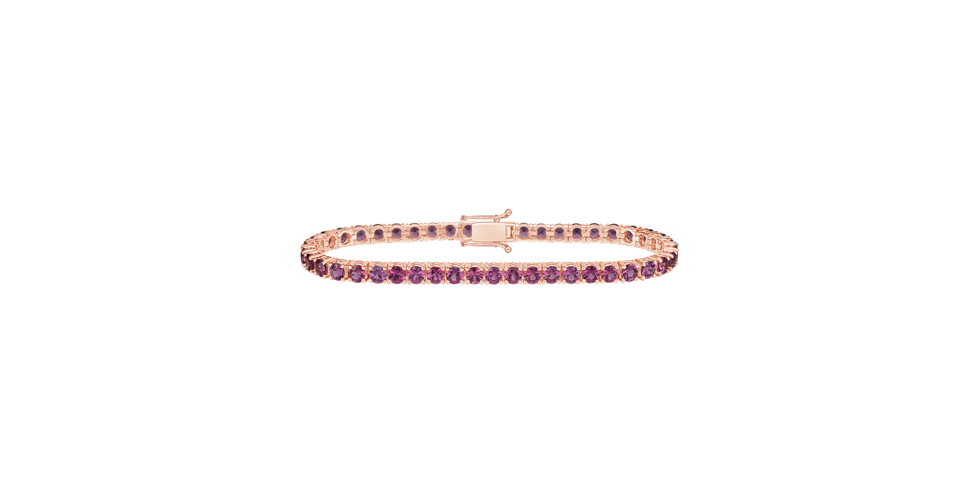 Bracelet with Rhodolite Infinite Glow