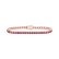 Bracelet with Rhodolite Infinite Glow4