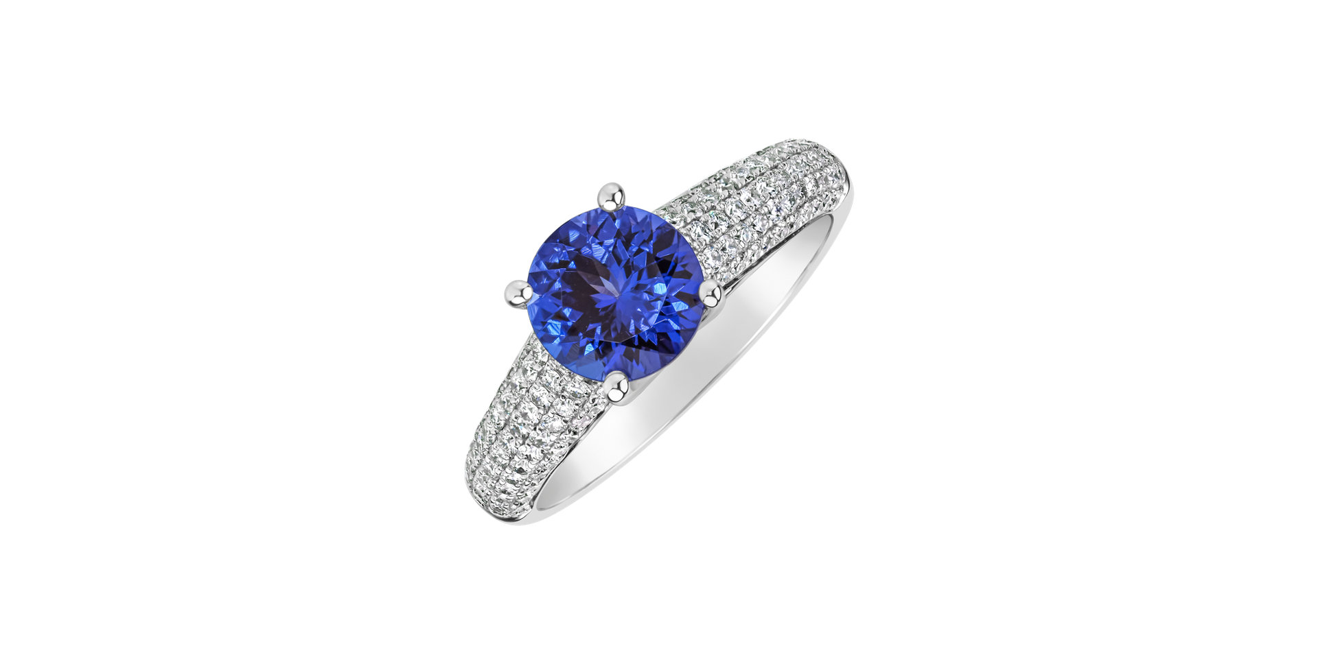 Diamond ring with Tanzanite Margaretha