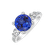 Diamond ring with Tanzanite Godfrey4
