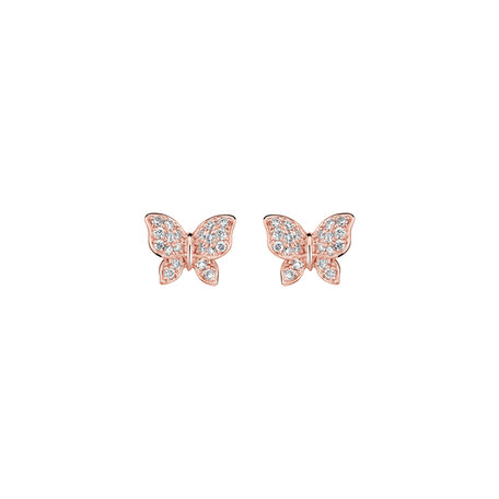 Diamond earrings Lucky Wings