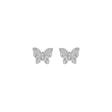 Diamond earrings Lucky Wings