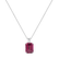 Diamond necklace with Rhodolite Royal Cordelia3