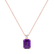 Diamond necklace with Amethyst Royal Cordelia3