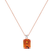 Diamond necklace with Citrine Royal Cordelia3