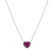 Necklace with Rhodolite Pulse3