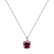 Diamond necklace with Rhodolite Marigold3