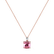 Diamond necklace with Tourmaline Marigold3