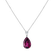 Diamond necklace with Rhodolite Talyra3