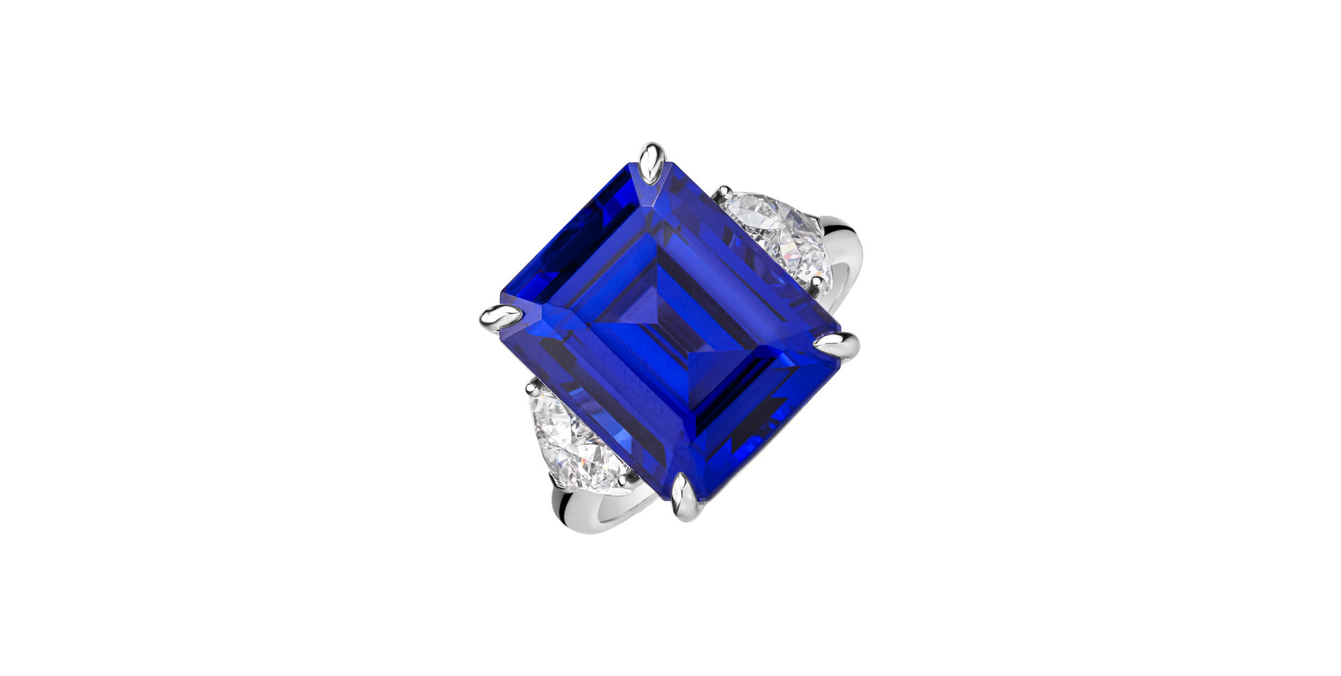 Diamond ring with Tanzanite Egbert