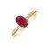 Diamond ring with Ruby Paulinne3