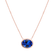 Necklace with Tanzanite Satin Mirror3