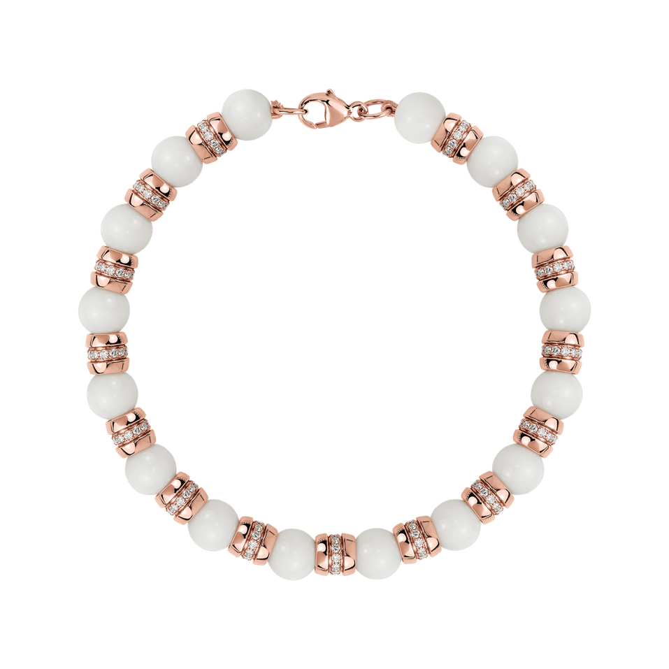 Diamond bracelet with Agates Albelia