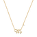 Diamond necklace Elegance Letter4