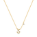 Diamond necklace Elegance Letter4