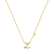 Diamond necklace Elegance Letter4