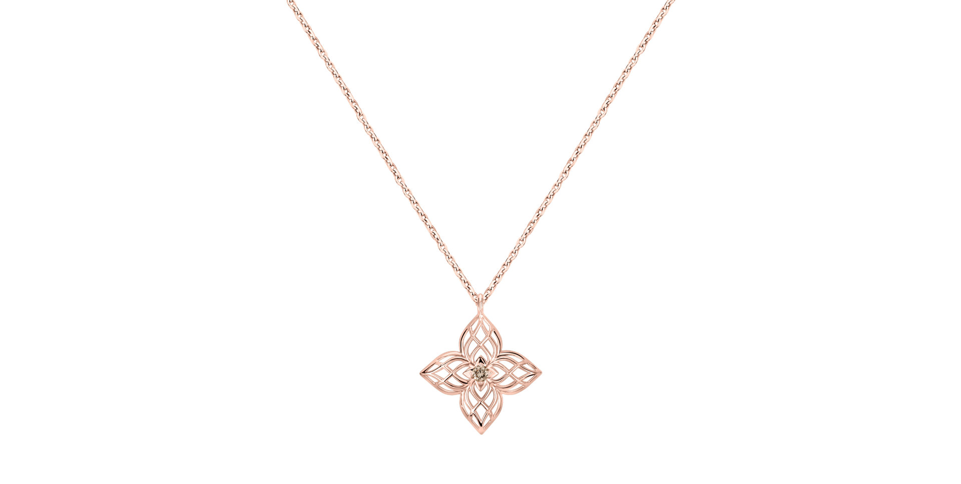 Diamond necklace Galactic Blossom