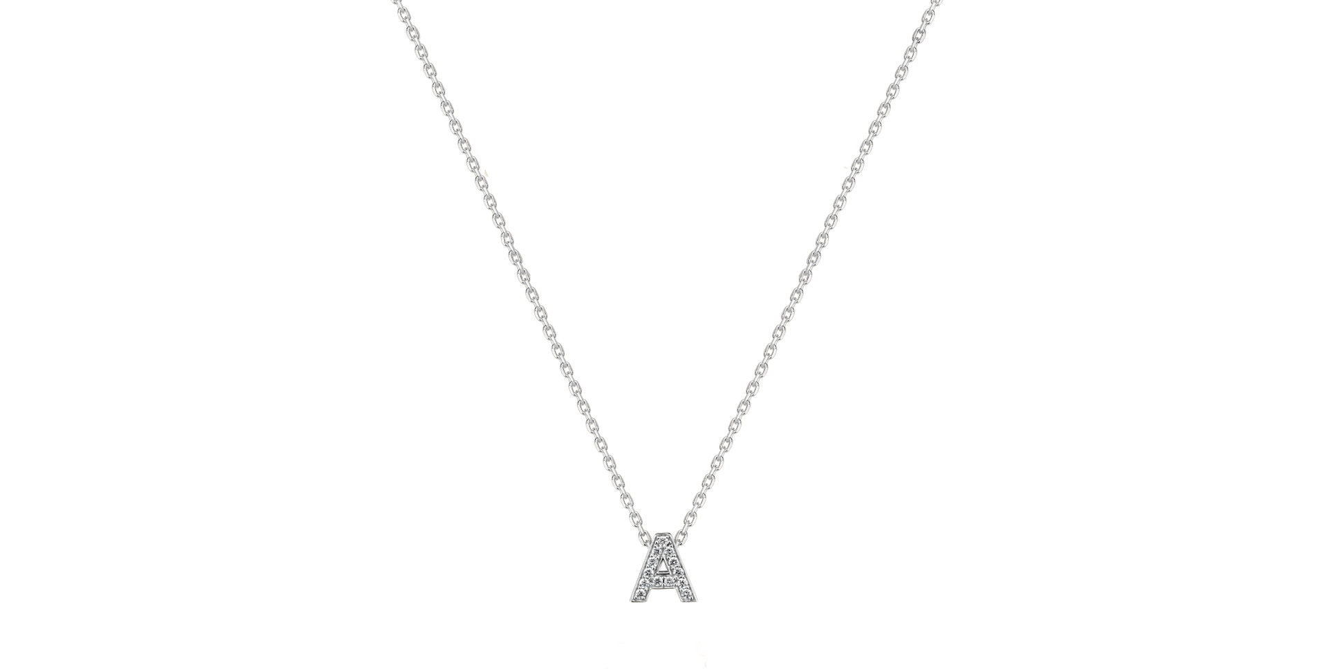 Diamond pendant Twinkling  Letter