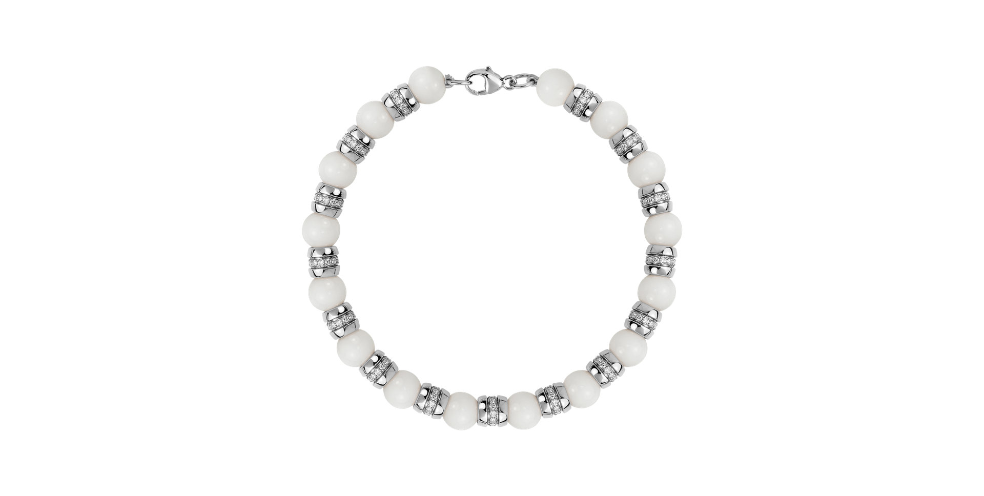 Diamond bracelet with Agates Albelia