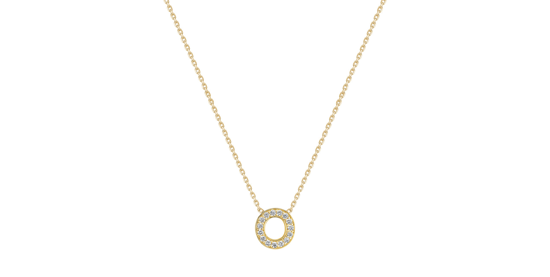 Diamond pendant Twinkling  Letter