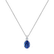 Diamond necklace with Tanzanite Alexandria4