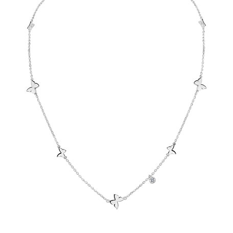 Diamond necklace Wild Butterflies