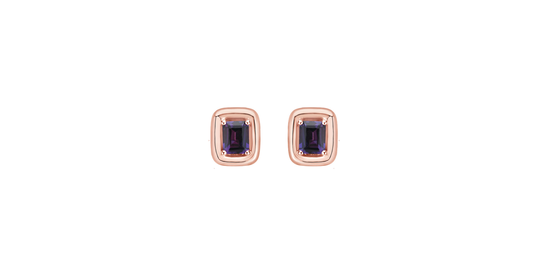 Earrings with Amethyst Nestori