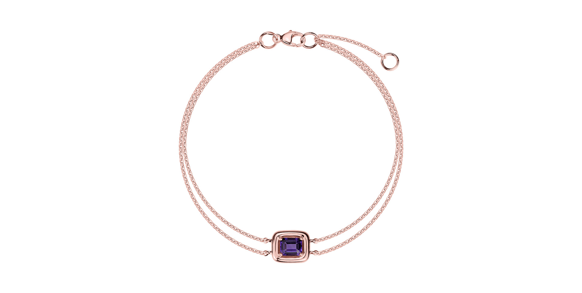 Bracelet with Amethyst Nestori