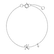 Diamond bracelet Curly Letter K3