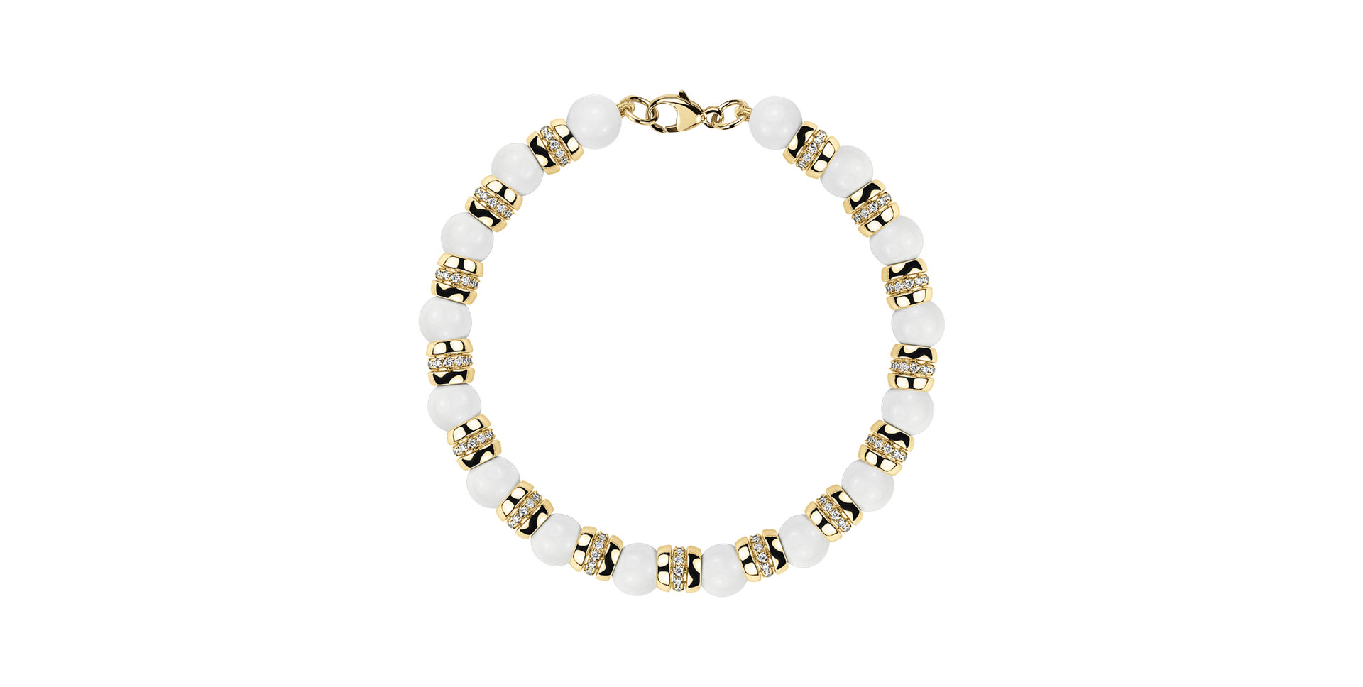 Diamond bracelet with Agates Albelia