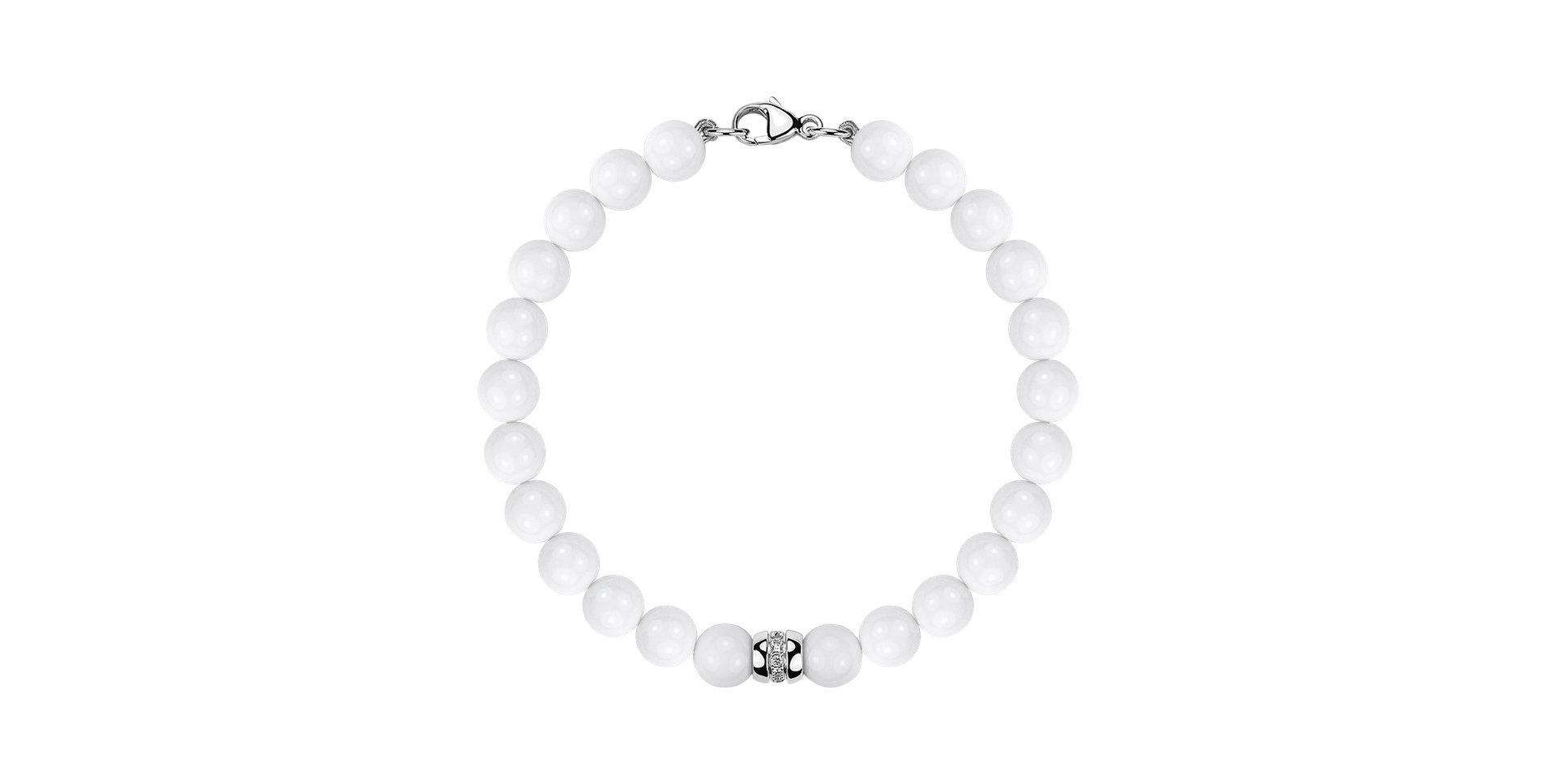 Diamond bracelet with Agates Whispers of Winter