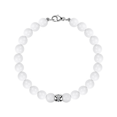 Diamond bracelet with Agates Whispers of Winter