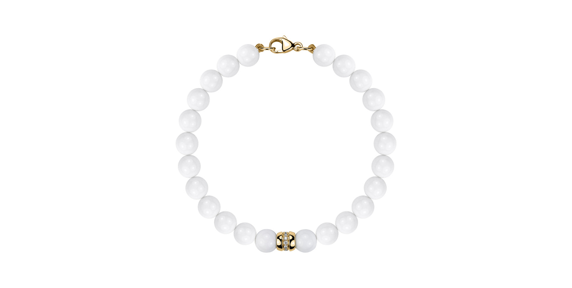 Diamond bracelet with Agates Whispers of Winter