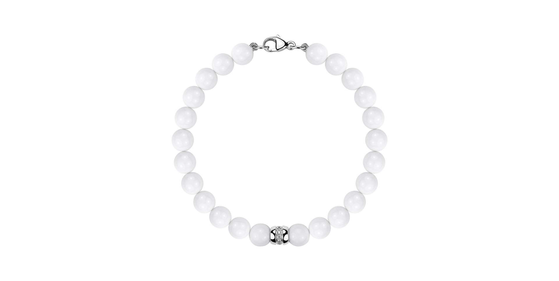 Diamond bracelet with Agates Whispers of Winter