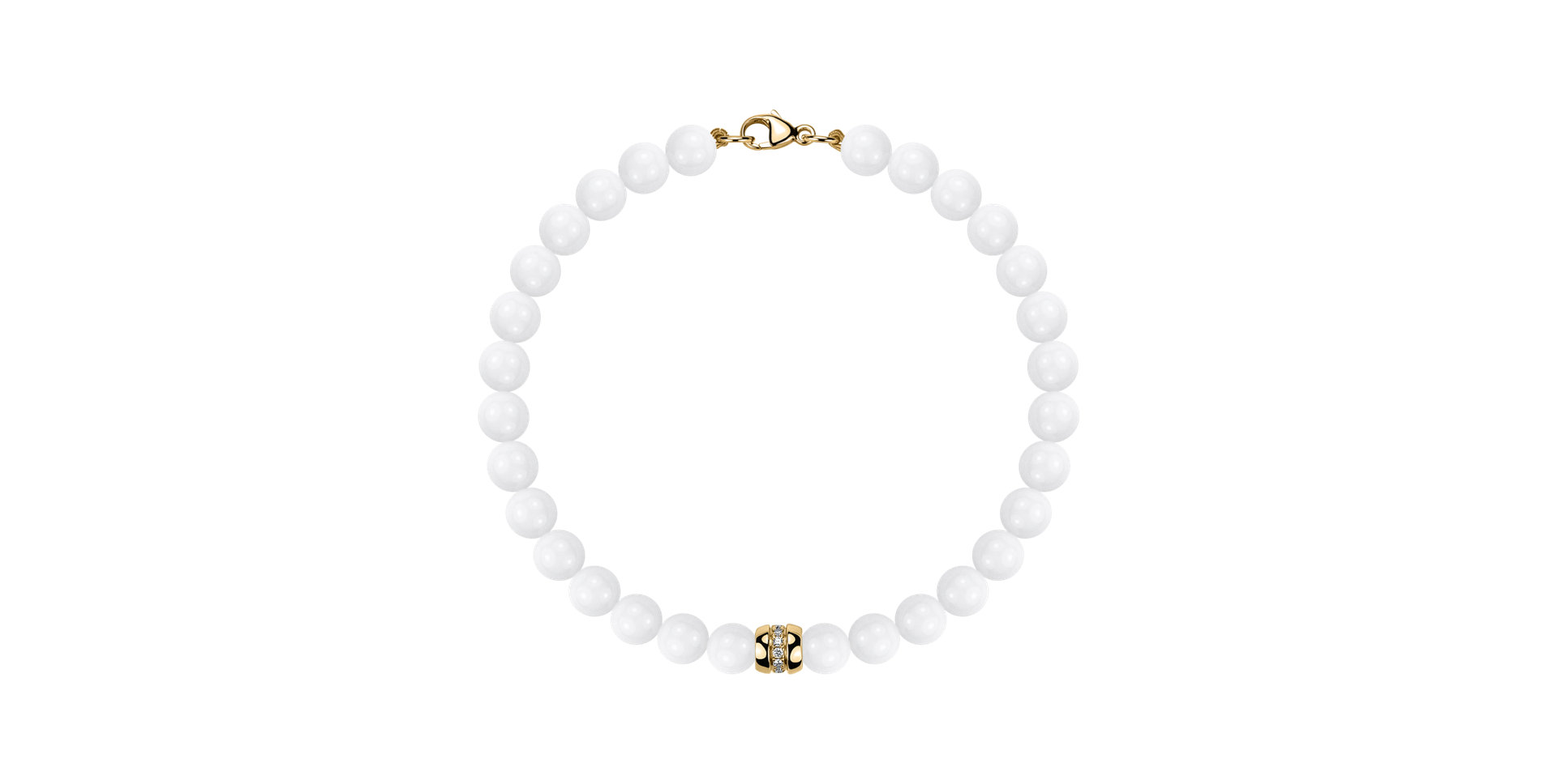 Diamond bracelet with Agates Whispers of Winter